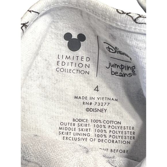 Disney Jumping Beans Minnie Mouse Glitter Tutu Dress Size 4 - Picture 6 of 6